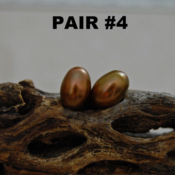 D362 - Loose Freshwater Pearl Well Matched AAA Grade Pairs for Earrings