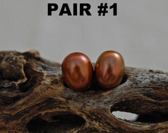 D362 - Loose Freshwater Pearls, Well Matched AAA Grade Pairs for Earrings