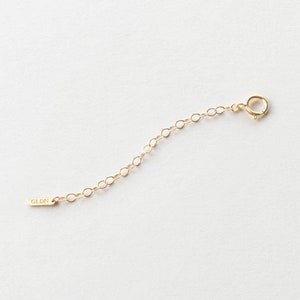 Necklace Chain Extender, Adjustable Bracelet Extension, Removable Chain Lengthener | 14k Gold Fill, Sterling Silver, Rose Gold | A004