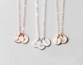 Initial Necklaces for Moms - Personalized Mother 39 s Necklace Gift - Custom, Dainty Mom Jewelry - LN206_V
