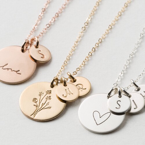 Sunflower Outdoor Rubber Necklace Personalized Engraved Heart Custom Gift Pendant-Valentines Day Love Sunflower Outdoor Rubber Necklace Personalized Engraved Heart Custom Gift Pendant-Valentines Day Love