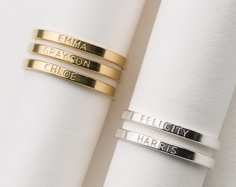 Personalized Band Ring, Roman Numerals Ring, Custom Name Ring, Dainty Initial Ring | 14k Gold Fill, Sterling Silver, Rose Gold | LR502_1.8