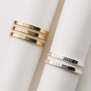 Personalized Band Ring, Roman Numerals Ring, Custom Name Ring, Dainty Initial Ring | 14k Gold Fill, Sterling Silver, Rose Gold | LR502_1.8