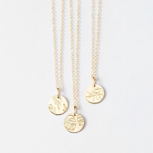 Monsterahalsband, Pilhalsband, Olivkvisthalsband, Lövhängehalsband, Lövhalsband | 14k guldfyllning, Sterlingsilver | LN209