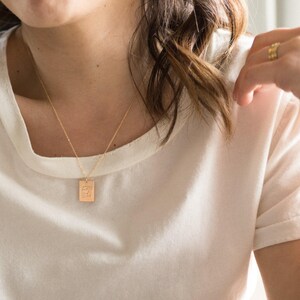 New Mom Necklace, Motherhood Necklace, Mama Pendant Necklace, Mother's Day Jewelry Gift | 14k Gold Fill, Sterling Silver image 6