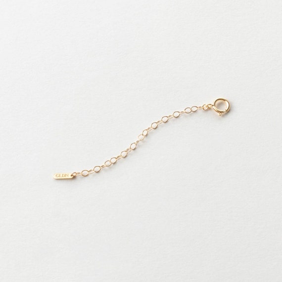 Necklace Extender Sterling Silver Extension Chain 14k Gold Bracelet  Extender 3 Adjustable Chain Extender Rose Gold Anklet Extender 