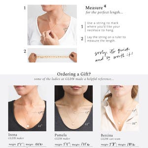 Personalized Layered Necklace Set, 2 Pendant Necklaces, Dainty Initial Necklace Set 14k Gold Fill, Sterling Silver, Rose Gold LS965 image 9