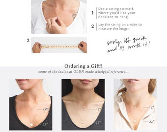 Layered and Long Necklaces, Personalized Layering Necklace Set of 2 - Rose Gold Necklace with Initials - Layered Necklaces - LS965