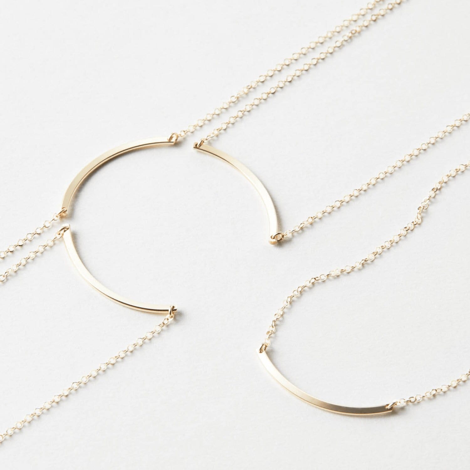 Necklace Set to Share, Sisters Necklaces, Mother Daughter Necklaces, BFF Necklace, Set of 2, 3, 4 | 14k Gold Fill, Sterling Silver | LN190