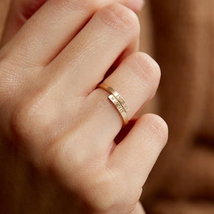 Personalized Motherhood Ring, Custom Wrap Ring, Gift for Mothers, Sister, Friends | 14k Gold Fill, Sterling Silver | LR452