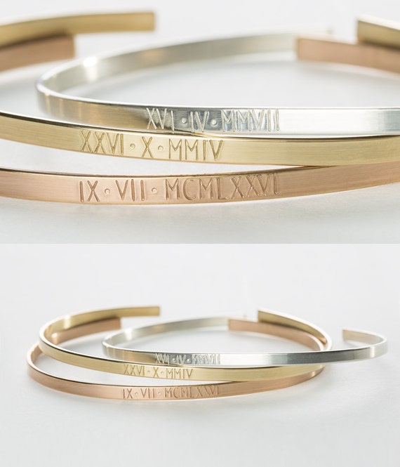 roman numeral bracelet