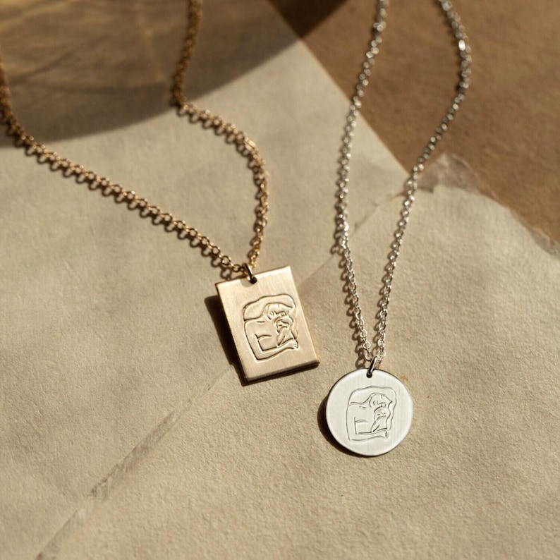 New Mom Necklace, Motherhood Necklace, Mama Pendant Necklace, Mother's Day Jewelry Gift | 14k Gold Fill, Sterling Silver image 7