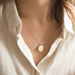 New Mom Necklace, Motherhood Necklace, Mama Pendant Necklace, Mother's Day Jewelry Gift | 14k Gold Fill, Sterling Silver image 2