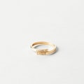 Dainty Personalized Wrap Ring, Custom Initials Ring, Name Ring, Roman Numerals Ring | 14k Gold Fill, Sterling Silver| LR452