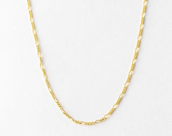 Figaro Chain Necklace, Infinity Chain Necklace, Chain for Pendants, Chain for Charms | 14k Gold Fill, Sterling Silver | GNC_0004