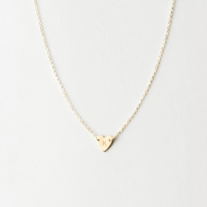 Tiny Heart Necklace, Custom Initial, Personalized Heart Pendant | 14k Gold Fill, Sterling Silver | LN124_L image 4