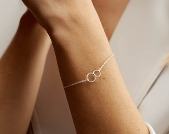 Friendship Forever Bracelet, Infinity Link Bracelet, Unity Links Bracelet, BFF Jewelry | 14k Gold Fill, Sterling Silver | LB181