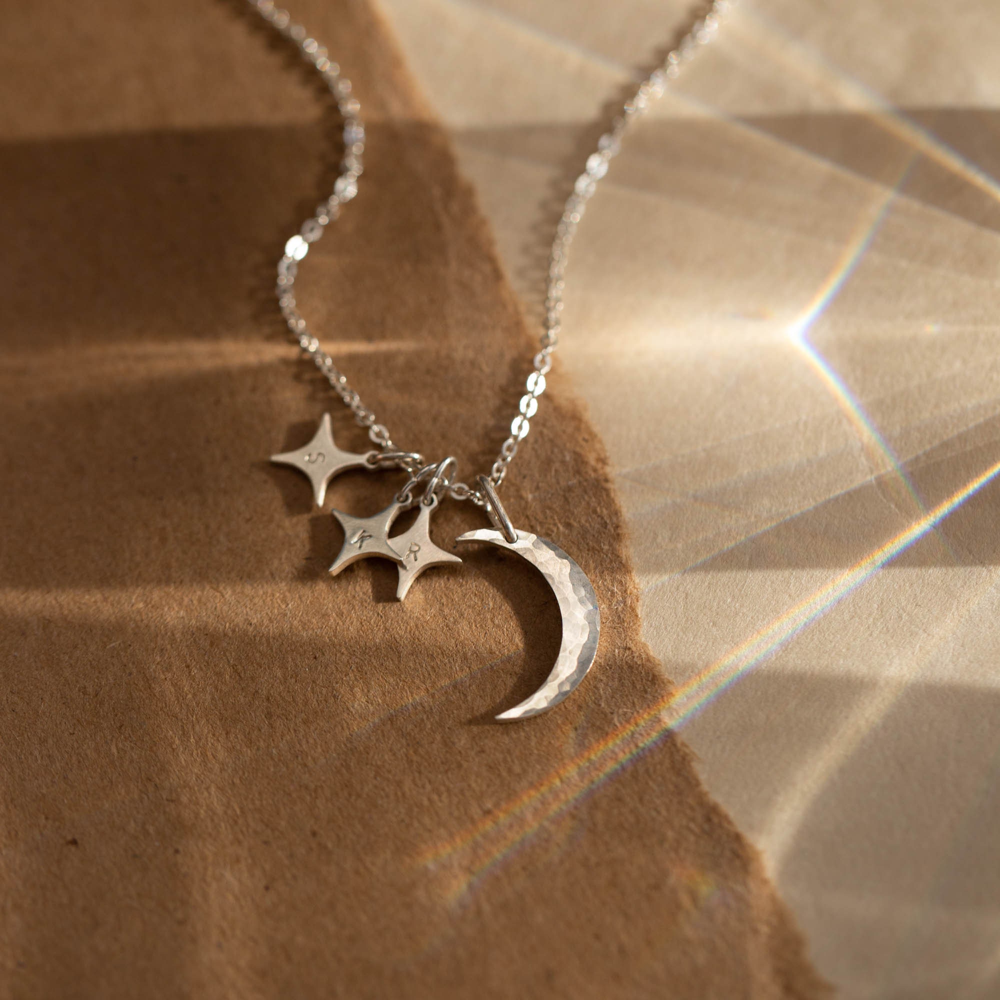 My Moon and Stars Necklace Personalized 