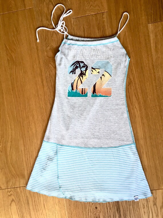 Beach Dress In Cotton Surf Dress Vintage Dress Robe De Plage