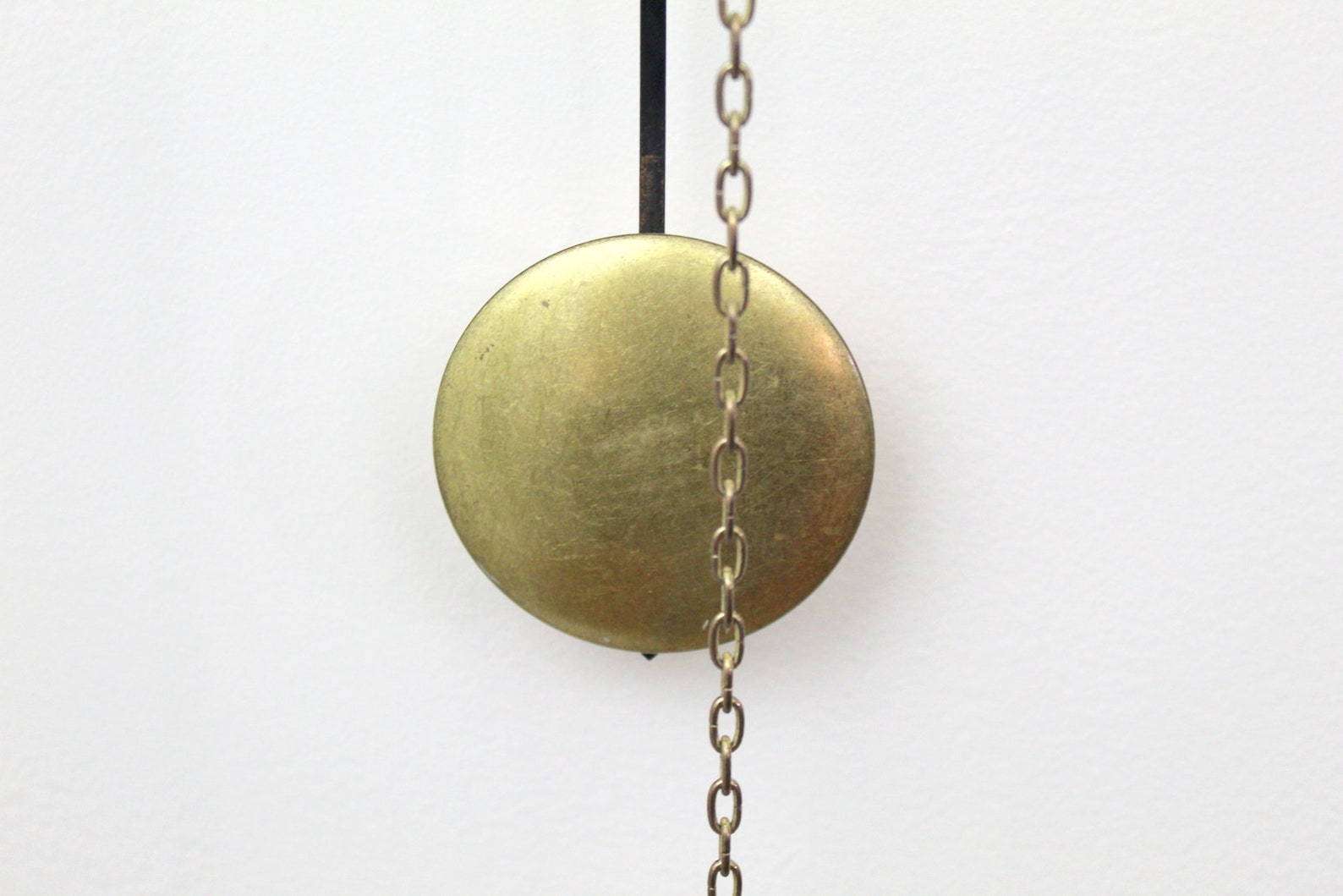 Vintage Skeleton Weight Driven 8 Day Clock with Enamel Face. Etsy