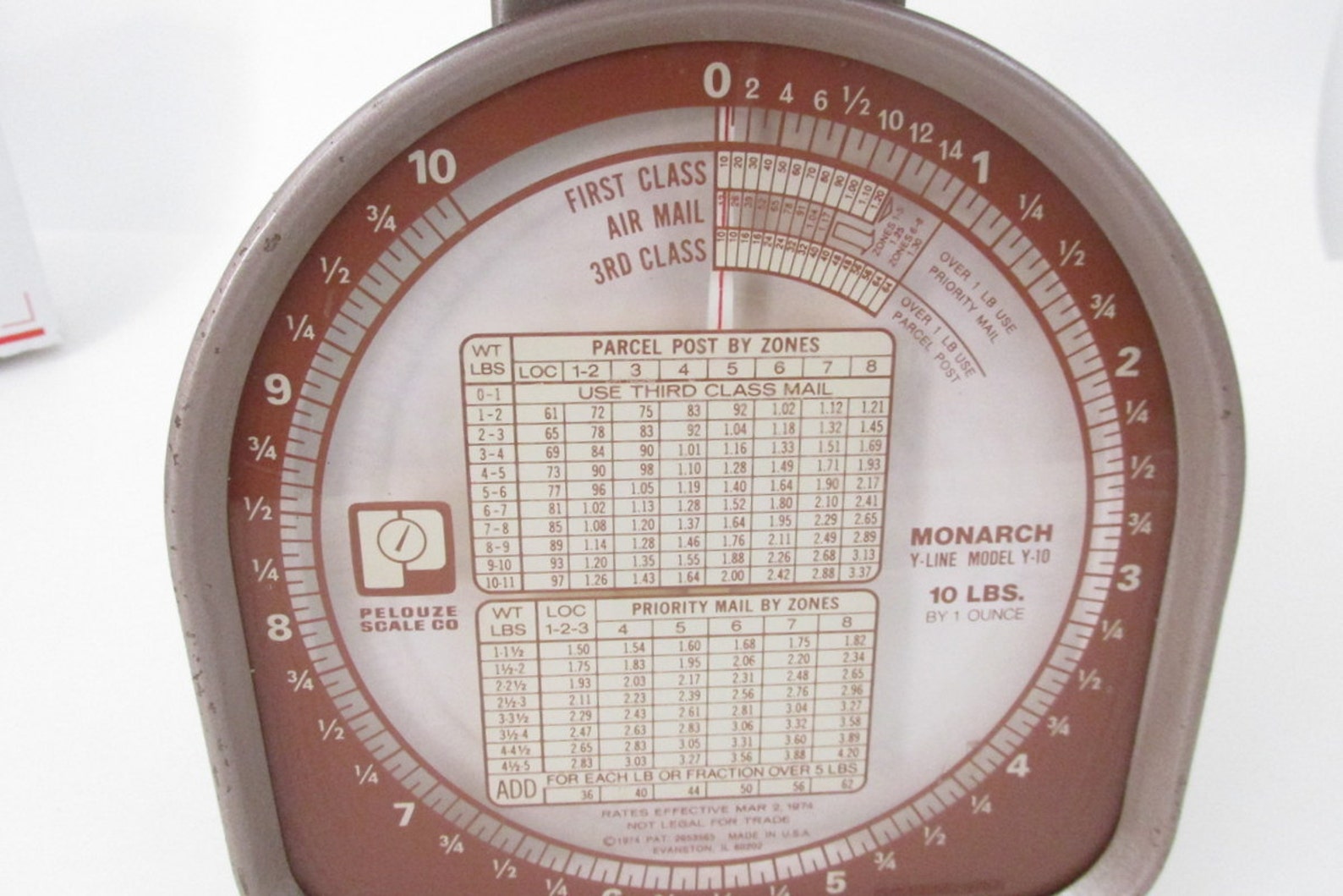 Vintage Postage Scales. Pelouze Postal Scale. 1970s USPS Mail Etsy