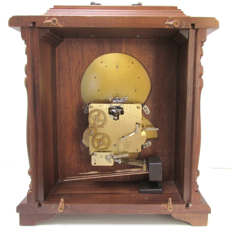 Mantle Clock Emperor Tempus Fugit Westminster Chime Key Wound Etsy