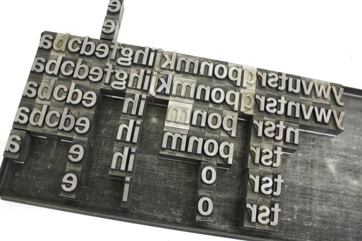 Linotype Lead for sale Only 4 left at 70