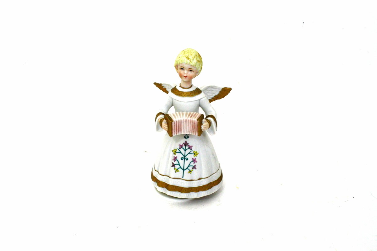 Angel Music Box by Schmid Brothers Japan Plays Go to Sleep Etsy