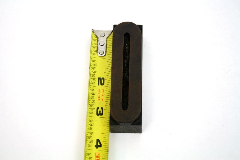 Letterpress Printing Letters 3 38 Wood Letterpress O or Zero Personalized Gift Vintage Printers Type Block