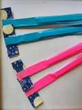 Two HIP STIX- For changing diapers of babies/toddlers in a SPICA body cast. Keep one in your diaper bag & the other at home. Hip dysplasia.