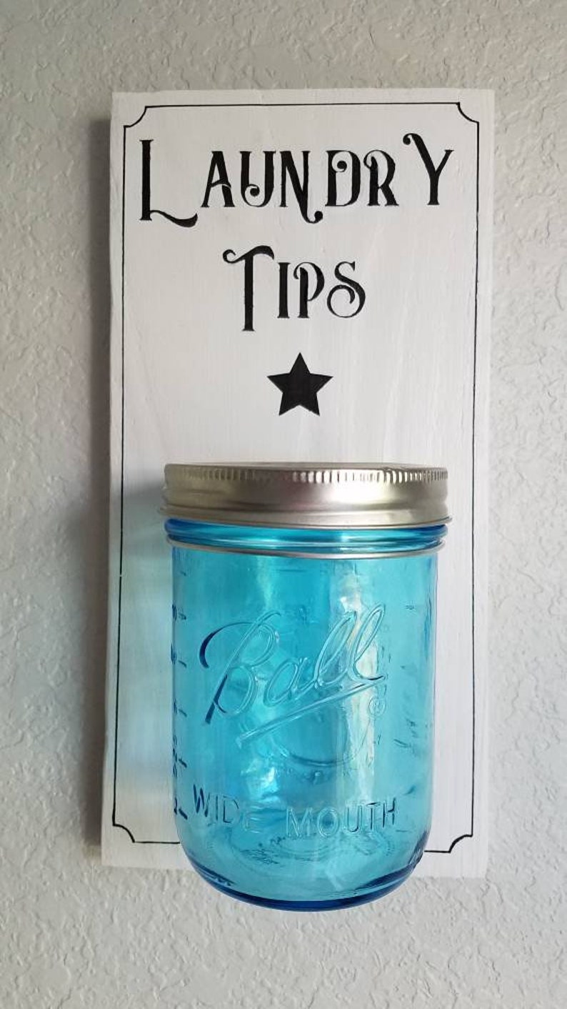 Buy Tip Jar. Change Jar.laundry Room Decor. Farmhouse Style. Online in
