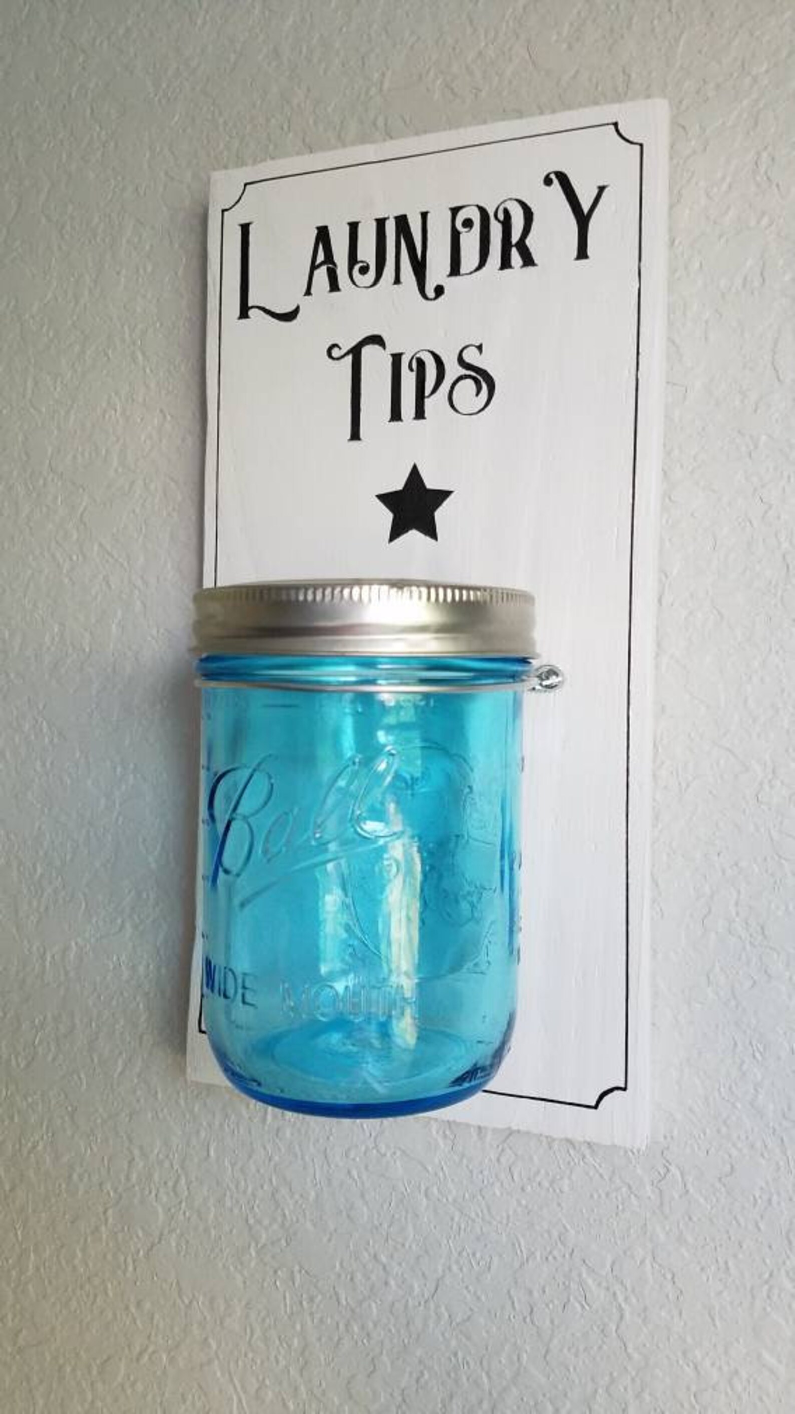 Buy Tip Jar. Change Jar.laundry Room Decor. Farmhouse Style. Online in