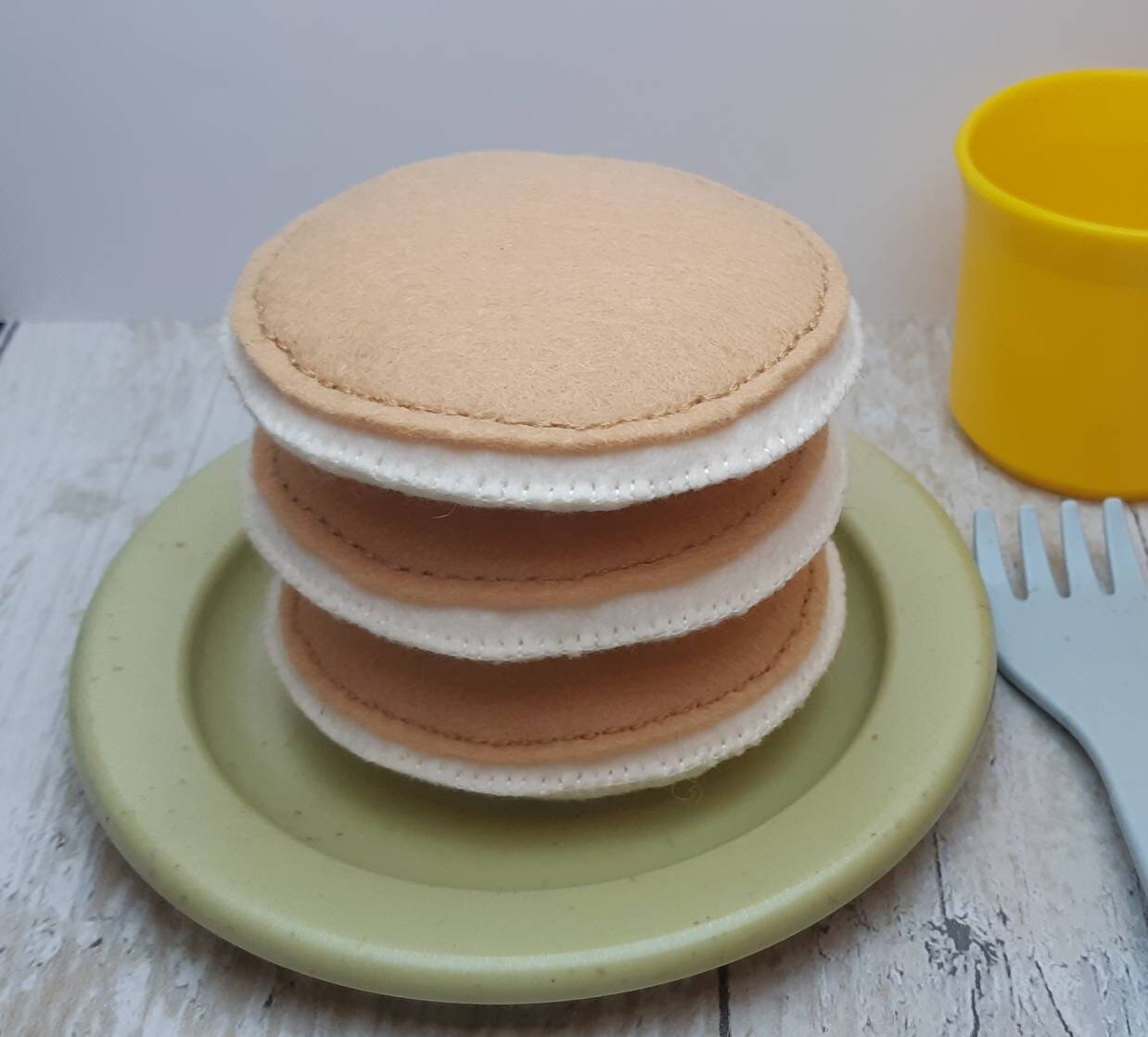 Felt Play Food Felt Pancakes Banana Pancakes Pancake Stack Etsy UK