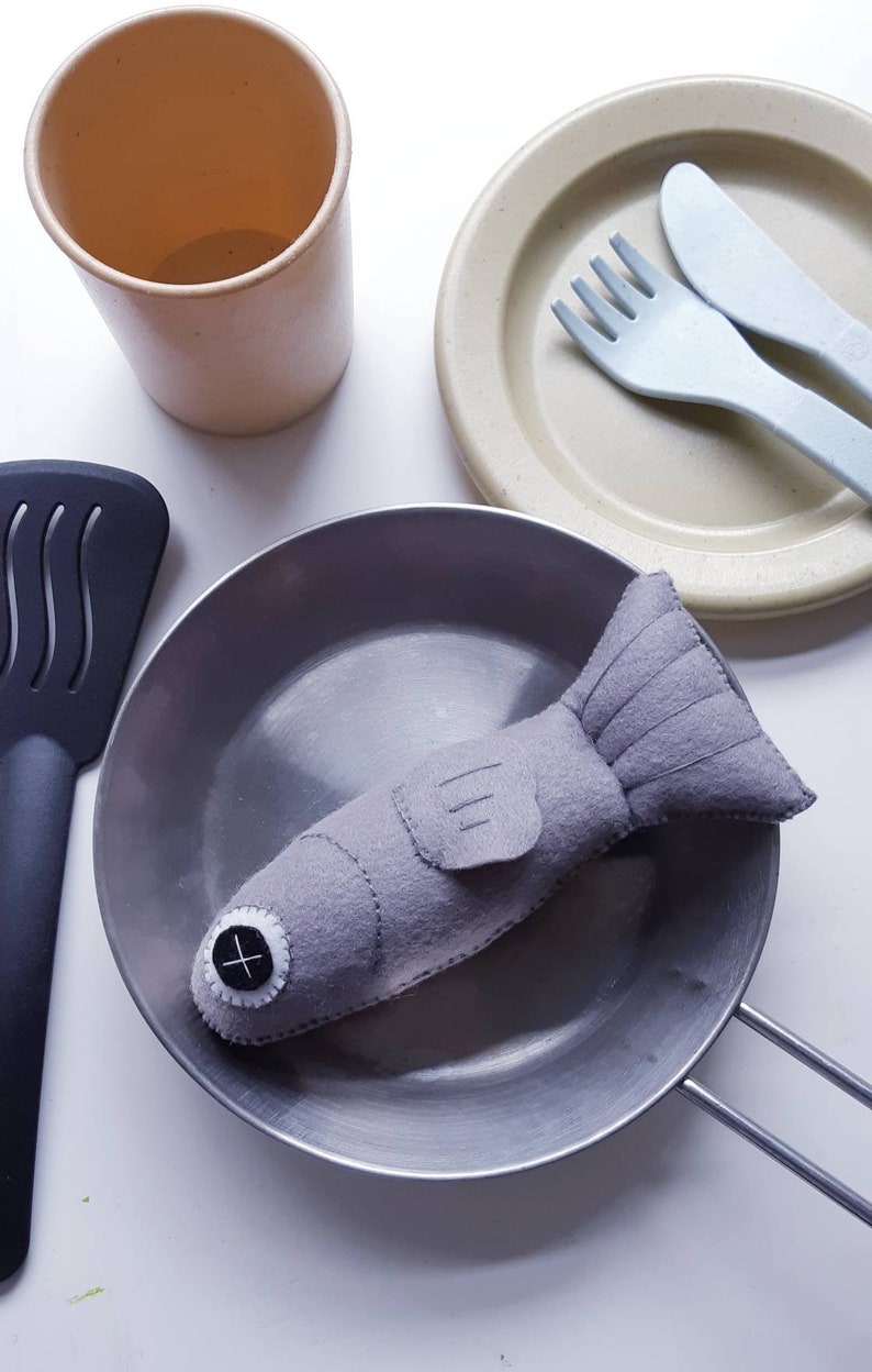 Felt Play Food Felt Food Felt Fish Fish Toy Etsy