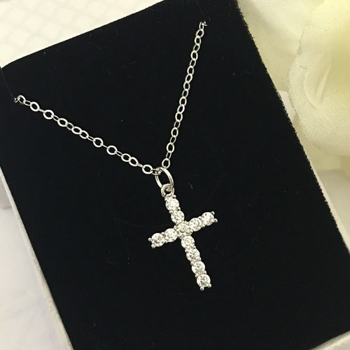 Swarovski Crystal Cross Necklace in 