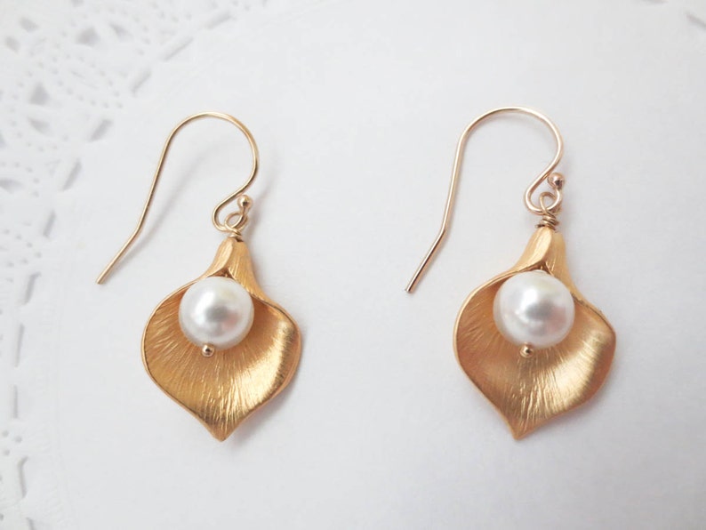 Calla Lily Flower 925 STERLING SILVER / Gold Filled - Etsy