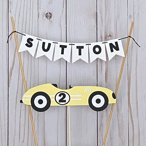 Race Car Birthday Cake Etsy