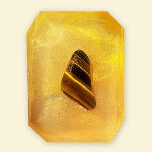 Attracting Wealth - 3 oz Crystal Infused Bar Soap| Gift For Her