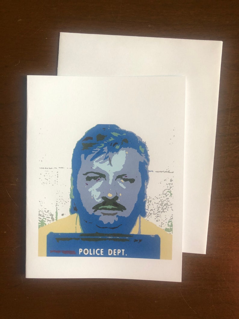 Free Shipping Serial Killer Greeting Card for True Crime Fans Etsy