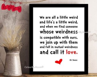 Set Of 2 Seuss Quotes Inspired 8x10 Printables Baby Etsy