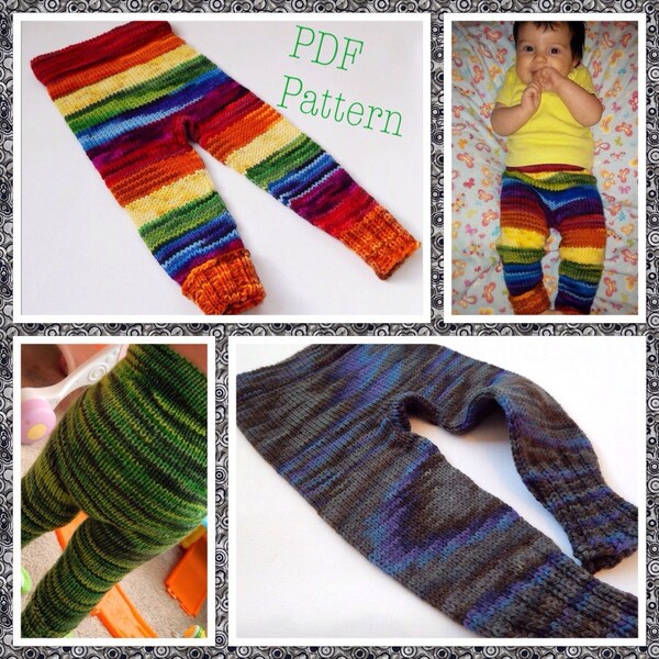Lamby Leggings - PDF Knitting Pattern Only - Permission to Sell Finished Items