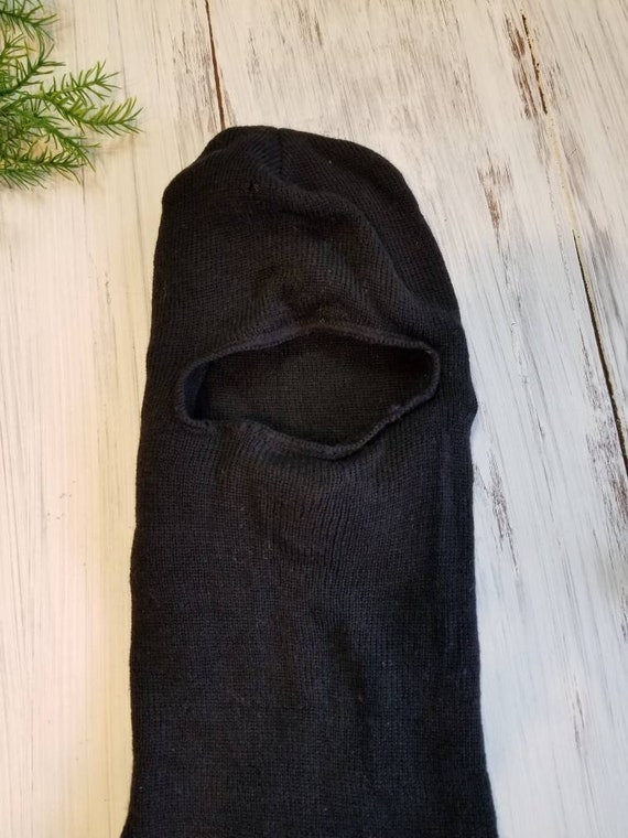 Full Ski Mask Schuessler Knitting Mills Black