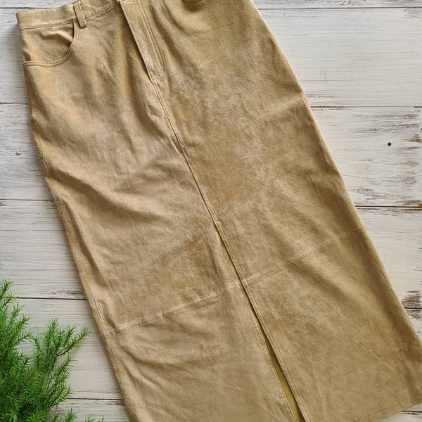 Vintage Seattle Suede Washable Eddie Bauer Skirt Medium