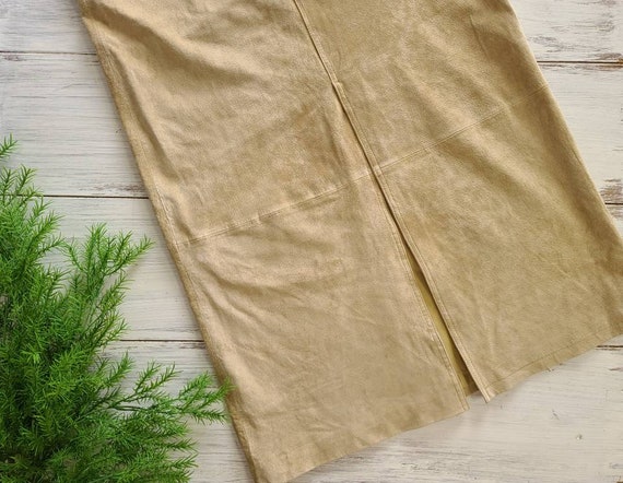 Vintage Seattle Suede Washable Eddie Bauer Skirt … - image 8
