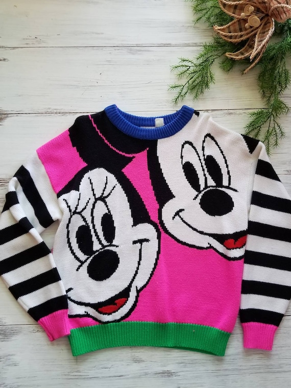 Vintage Mickey & Co. Mickey Mouse and Minnie Neon