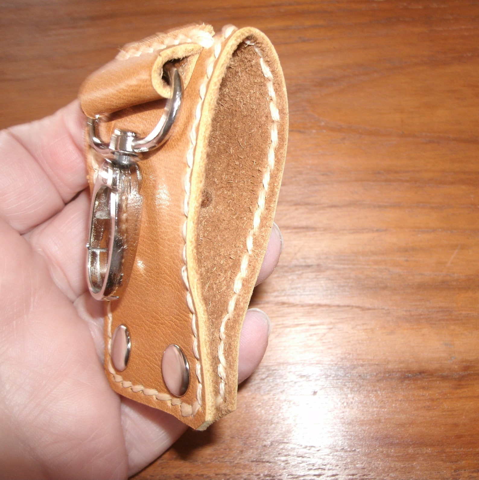 Belt Key Holder made with Recycled Leather / Porte Clé pour Etsy España