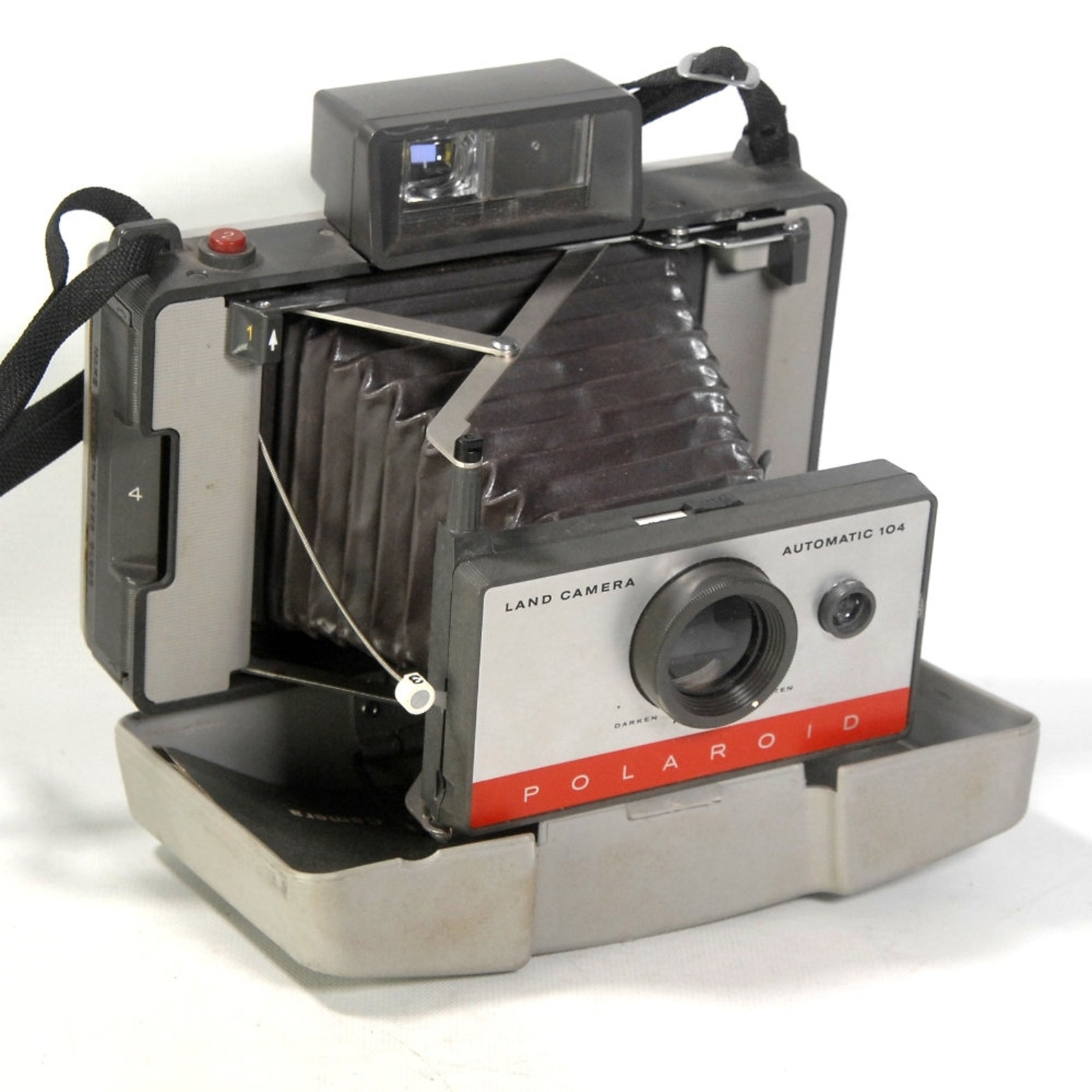 Vintage Polaroid 104 Land Camera Folding Camera With Lens Etsy