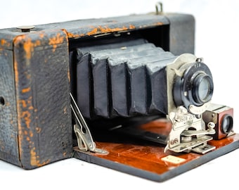 コダック 4a 折りたたみ式大判 126 ロールフィルムカメラ - 1906 年
