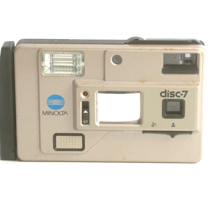 Retro Minolta Disc Film Disc-7 Camera for Kodak Disc Film C1148 I5