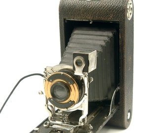Vintage Folding Camera, No 3A Ansco, 1920s Folding Camera, Roll Film Bellows Camera, Vintage Ansco Camera, Collectible, C1612-D5